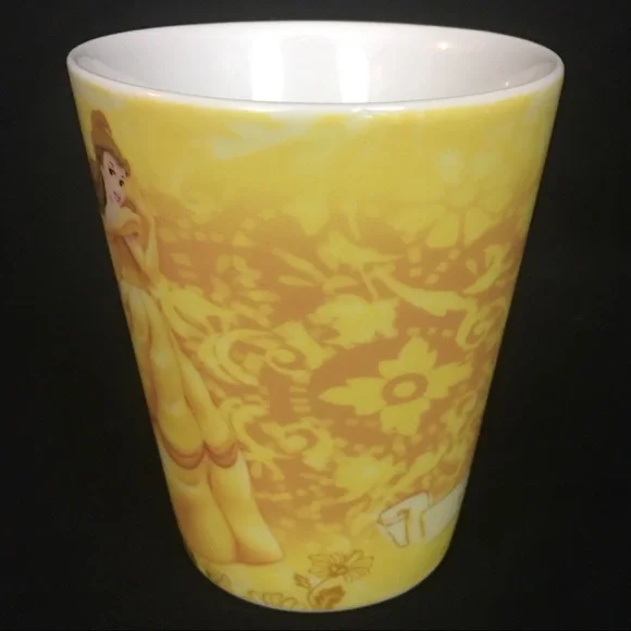 Disney Beauty & the Beast Mug Princess BELLE Coffee Cup Tea 10 oz Yellow Gown - Picture 7 of 14